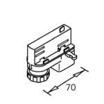 Adapter 3-Fase Spanningsrail